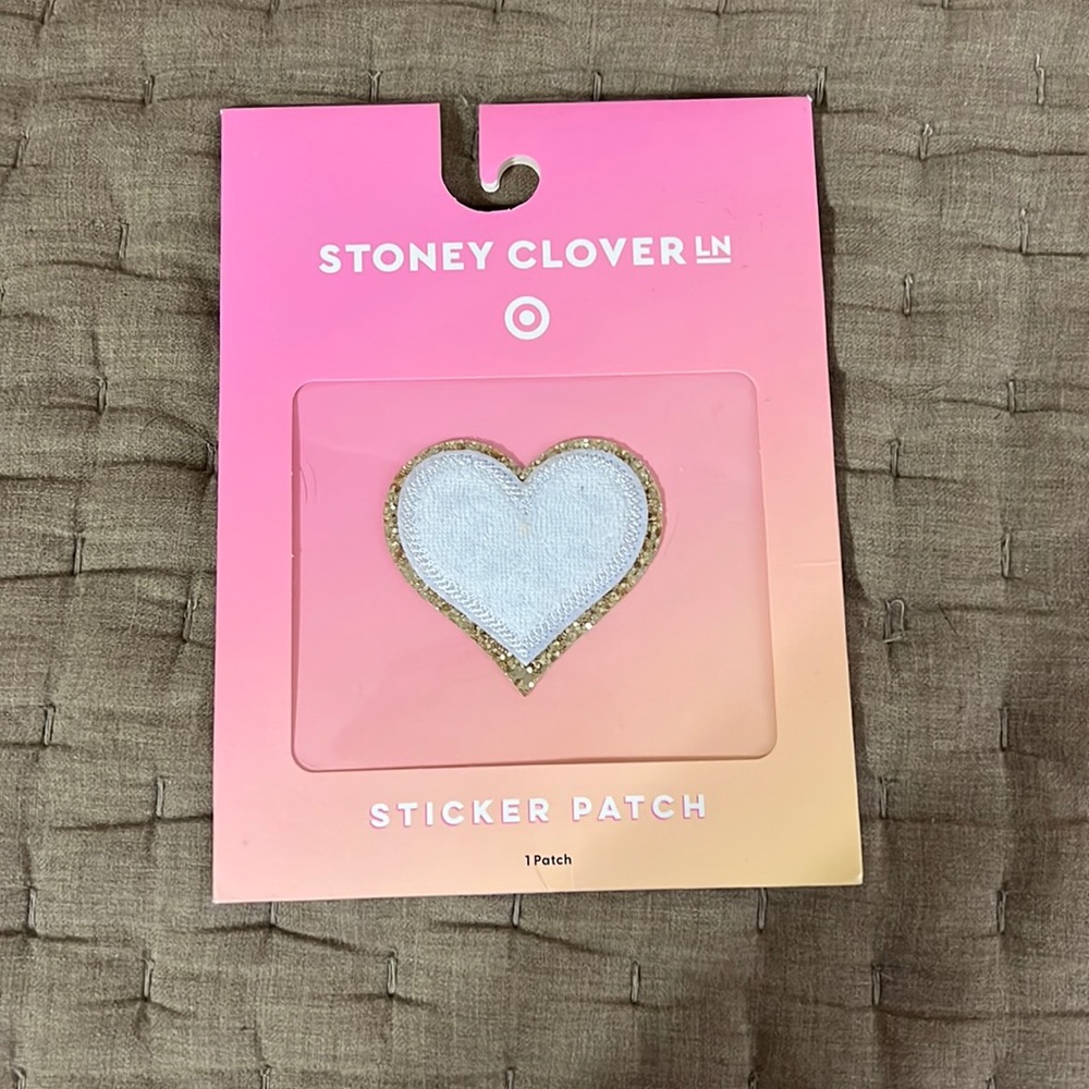 Stoney Clover Lane x Target White Heart Patch